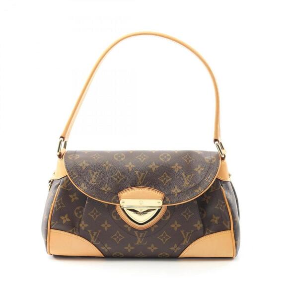 LOUIS VUITTON Brown Monogram Leather Shoulder Bag - Picture 1 of 9